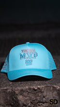 Load image into Gallery viewer, The Real MVP — Private Issue 01. Aqua Tone Mesh Trucker