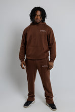 Load image into Gallery viewer, Chocolate Brown Oversized Flair Tracksuit...