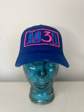 Load image into Gallery viewer, "Azure Crest & flamingo pink mesh Trucker Cap"