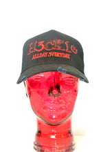 Load image into Gallery viewer, “BLACK LADYBIRD TRUCKER CAP”