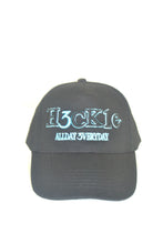 Load image into Gallery viewer, KIDS BLACK & SKY BLUE TRUCKER