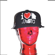 Load image into Gallery viewer, BLACK SNAPBACK – ”I LOVE HOUSE MUSIC”