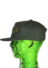 Load image into Gallery viewer, OLIVE GREEN & GOLD SNAPBACK
