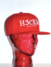 Load image into Gallery viewer, RED H3CK1E SNAPBACK