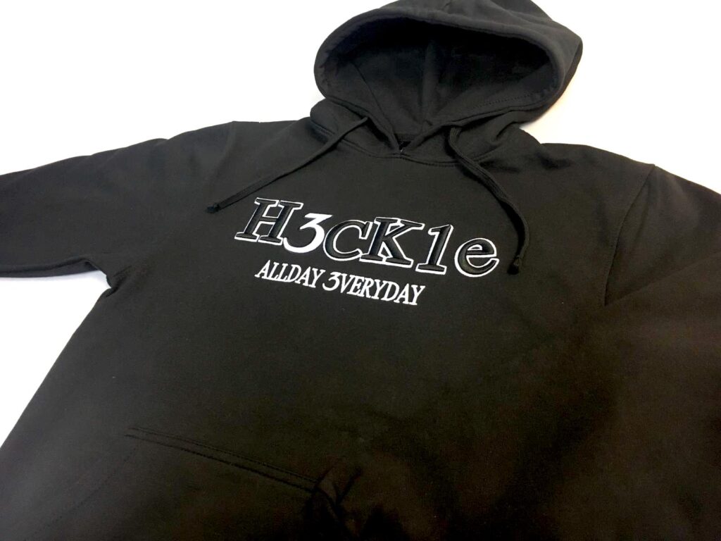 BLACK & WHITE HUMBUG HOODIE