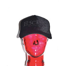 Load image into Gallery viewer, “MIDNIGHT LUCE VELVET MESH TRUCKER”
