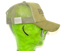 Load image into Gallery viewer, KHAKI, SUEDE MESH TRUCKER
