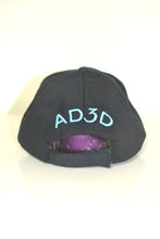 Load image into Gallery viewer, KIDS BLACK &amp; SKY BLUE TRUCKER
