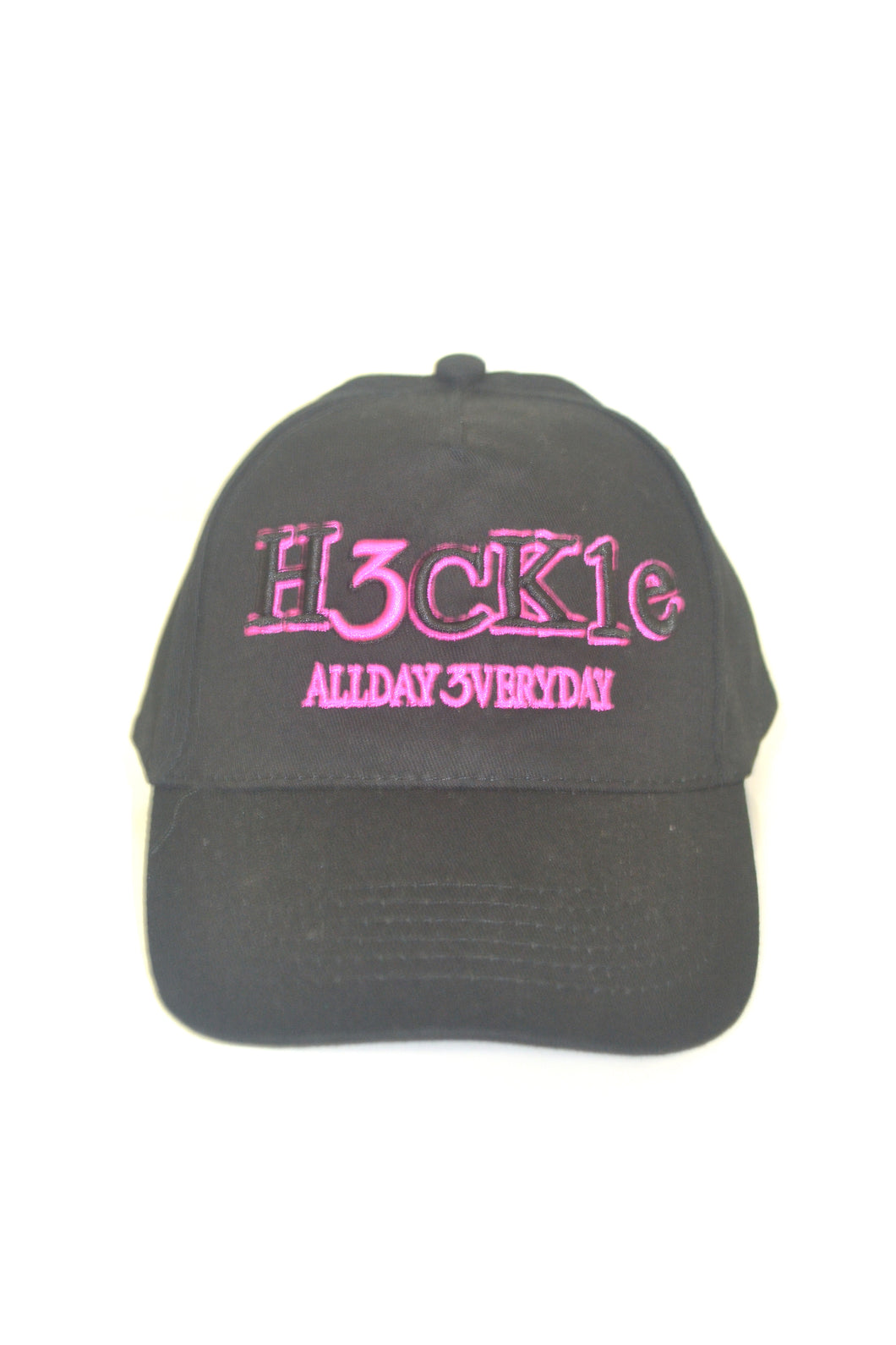 KIDS BLACK & HOT PINK TRUCKER