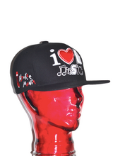 Load image into Gallery viewer, BLACK SNAPBACK – ”I LOVE HOUSE MUSIC”
