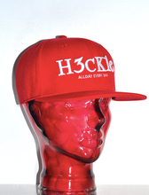Load image into Gallery viewer, RED H3CK1E SNAPBACK
