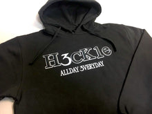Load image into Gallery viewer, BLACK &amp; WHITE HUMBUG HOODIE
